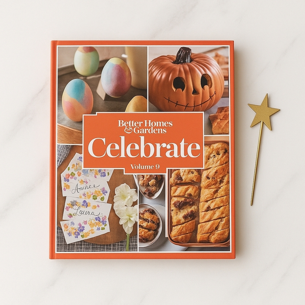 Better Homes & Gardens Celebrate Vol 9 Hardcover Cookbook Holiday Recipes